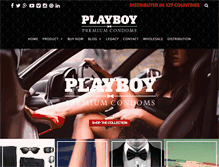 Tablet Screenshot of playboycondoms.com